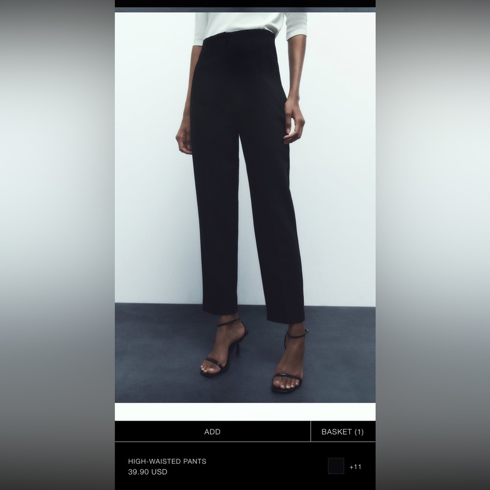 Zara High waisted pants